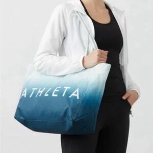 Athleta Blue Ombre Tote Bag